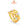 MASDORA 916 Gold Ring Rings Cincin Emas ~ HG Star Crisscross (EMAS 916/22K)