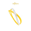 MASDORA 916 Gold Ring Rings Cincin Emas ~ Diamond Cut Pave (2C) (EMAS 916/22K)