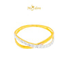 MASDORA 916 Gold Ring Rings Cincin Emas ~ Diamond Cut Pave (2C) (EMAS 916/22K)
