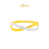 MASDORA 916 Gold Ring Rings Cincin Emas ~ Diamond Cut Pave (2C) (EMAS 916/22K)