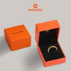 MASDORA 916 Gold Ring Rings Cincin Emas ~ Duotone Arrayed Tiny Flower (EMAS 916/22K)