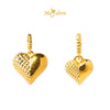 MASDORA 916 Gold Pendant Loket Emas ~ HG Golden Half Hearted (EMAS 916/22K)
