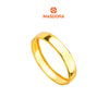 MASDORA 916 Gold Ring Rings Cincin Emas ~ CBR Golden Plain (4mm) (EMAS 916/22K)