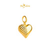 MASDORA 916 Gold Pendant Loket Emas ~ HG Golden Half Hearted (EMAS 916/22K)