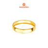 MASDORA 916 Gold Ring Rings Cincin Emas ~ CBR Golden Plain (4mm) (EMAS 916/22K)