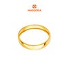 MASDORA 916 Gold Ring Rings Cincin Emas ~ CBR Golden Plain (4mm) (EMAS 916/22K)