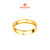 MASDORA 916 Gold Ring Rings Cincin Emas ~ CBR Golden Plain (4mm) (EMAS 916/22K)