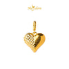 MASDORA 916 Gold Pendant Loket Emas ~ HG Golden Half Hearted (EMAS 916/22K)