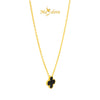 MASDORA 916 Gold Necklace Rantai Leher Emas ~ Clover - XL (EMAS 916/22K)