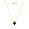 MASDORA 916 Gold Necklace Rantai Leher Emas ~ Clover - XL (EMAS 916/22K)