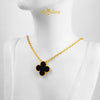 MASDORA 916 Gold Necklace Rantai Leher Emas ~ Clover - XL (EMAS 916/22K)
