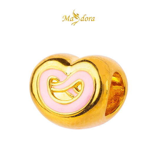 MASDORA 999 Gold Beads Bead Emas ~ HG Pretzel Cookie (EMAS 999/24K)