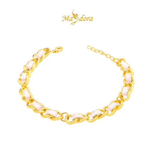 MASDORA 999 Gold Bracelet Rantai Tangan Emas ~ Galaxy Fegaro (EMAS 999/24K)