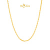 MASDORA 916 Gold Necklace Rantai Leher Emas ~ Sauh Hollow High Polished Necklace(EMAS 916/22K)