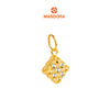 MASDORA 916 Gold Pendant Loket Emas ~ Duotone Ketupat (EMAS 916/22K)