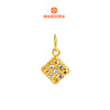 MASDORA 916 Gold Pendant Loket Emas ~ Duotone Ketupat (EMAS 916/22K)