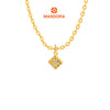 MASDORA 916 Gold Pendant Loket Emas ~ Duotone Ketupat (EMAS 916/22K)