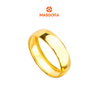 MASDORA 916 Gold Ring Rings Cincin Emas ~ CBR Golden Plain (6mm) (EMAS 916/22K)