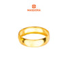 MASDORA 916 Gold Ring Rings Cincin Emas ~ CBR Golden Plain (6mm) (EMAS 916/22K)