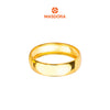 MASDORA 916 Gold Ring Rings Cincin Emas ~ CBR Golden Plain (6mm) (EMAS 916/22K)