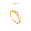 MASDORA 916 Gold Ring Rings Cincin Emas ~ Diamond Cut Solitaire (EMAS 916/22K)