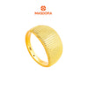 MASDORA 916 Gold Ring Rings Cincin Emas ~ HG Oro Diamond Glitz (13mm) (EMAS 916/22K)