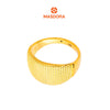 MASDORA 916 Gold Ring Rings Cincin Emas ~ HG Oro Diamond Glitz (13mm) (EMAS 916/22K)