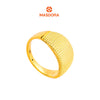 MASDORA 916 Gold Ring Rings Cincin Emas ~ HG Oro Diamond Glitz (13mm) (EMAS 916/22K)