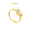 MASDORA 916 Gold Ring Rings Cincin Emas ~ Heart Cut Engagementt (EMAS 916/22K)