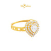 MASDORA 916 Gold Ring Rings Cincin Emas ~ Heart Cut Engagementt (EMAS 916/22K)