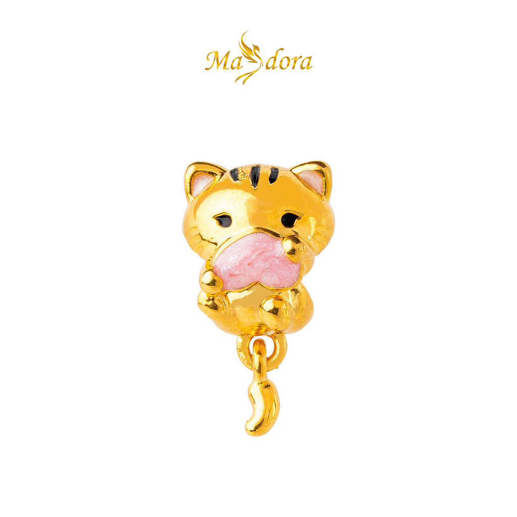 MASDORA 999 Gold Beads Bead Emas ~ HG Kitty Cats (EMAS 999/24K)