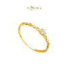 MASDORA 916 Gold Ring Rings Cincin Emas ~ Sparkling Rhombic Solitaire (EMAS 916/22K)