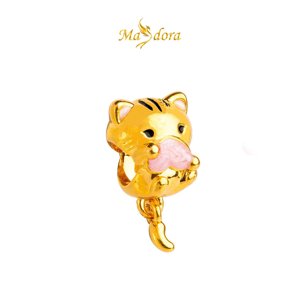 MASDORA 999 Gold Beads Bead Emas ~ HG Kitty Cats (EMAS 999/24K)