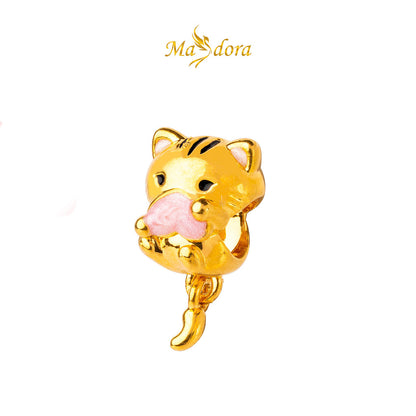 MASDORA 999 Gold Beads Bead Emas ~ HG Kitty Cats (EMAS 999/24K)