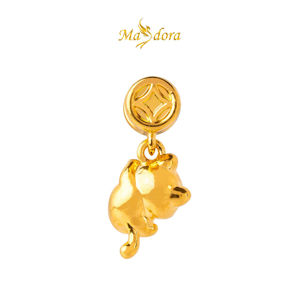 MASDORA 999 Gold Beads Bead Emas ~ HG Kitty Cats (EMAS 999/24K)