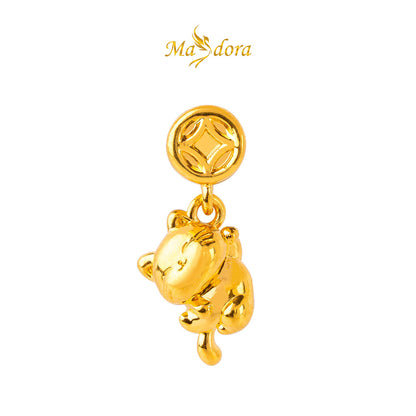 MASDORA 999 Gold Beads Bead Emas ~ HG Kitty Cats (EMAS 999/24K)