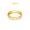 MASDORA 916 Gold Ring Rings Cincin Emas ~ Duotone Rail Cutting Band (EMAS 916/22K)