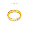 MASDORA 916 Gold Ring Rings Cincin Emas ~ Duotone Rail Cutting Band (EMAS 916/22K)