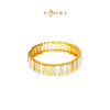 MASDORA 916 Gold Ring Rings Cincin Emas ~ Duotone Rail Cutting Band (EMAS 916/22K)