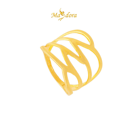 MASDORA 916 Gold Ring Rings Cincin Emas ~ Exclusive Fancy (EMAS 916/22K)
