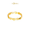 MASDORA 916 Gold Ring Rings Cincin Emas ~ Golden Quaint Band (EMAS 916/22K)