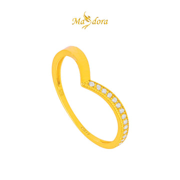 MASDORA 916 Gold Ring Rings Cincin Emas ~ Semi-Sparkle V (EMAS 916/22K)
