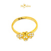 MASDORA 916 Gold Ring Rings Cincin Emas ~ Sparkling Honey Bee (EMAS 916/22K)