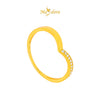 MASDORA 916 Gold Ring Rings Cincin Emas ~ Semi-Sparkle V (EMAS 916/22K)