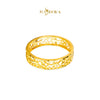 MASDORA 916 Gold Ring Rings Cincin Emas ~ Golden Filigree Band (EMAS 916/22K)