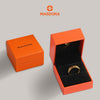 MASDORA 916 Gold Ring Rings Cincin Emas ~ Golden Frame Leaves (EMAS 916/22K)
