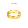 MASDORA 916 Gold Ring Rings Cincin Emas ~ Golden Filigree Band (EMAS 916/22K)
