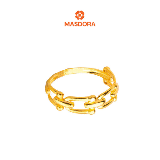 MASDORA 916 Gold Ring Rings Cincin Emas ~ Golden Half Hardware (EMAS 916/22K)
