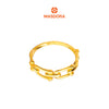 MASDORA 916 Gold Ring Rings Cincin Emas ~ Golden Half Hardware (EMAS 916/22K)