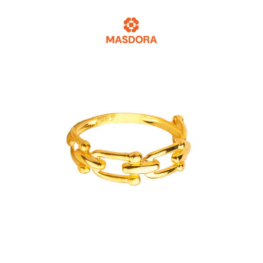 MASDORA 916 Gold Ring Rings Cincin Emas ~ Golden Half Hardware (EMAS 916/22K)